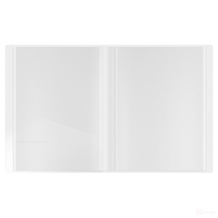 Folder with 60 Berlingo "No Secret" inserts, 30 mm, 700 microns, translucent, with an inner pocket