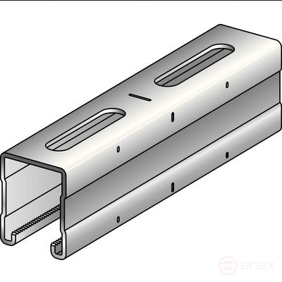 Mounting profile MQ-52-R 6m
