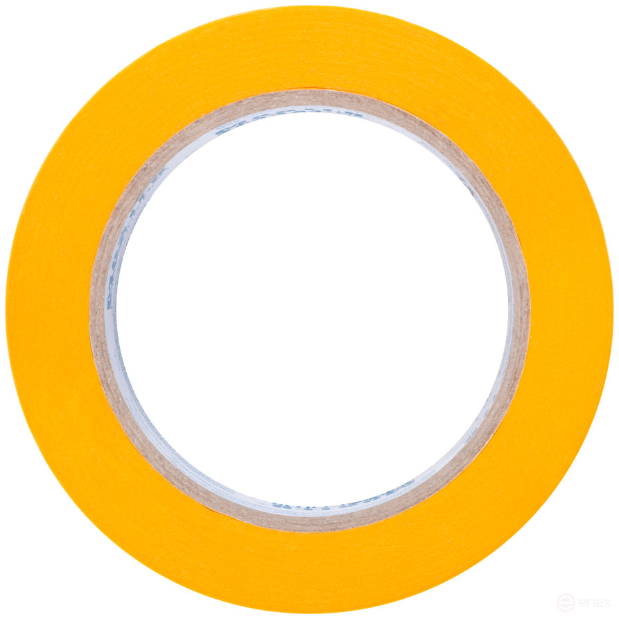 Лента малярная золотистая, рисовая бумага, термостойк. до 120°C, УФ-стойкость до 30 дней, 36 мм х 50 м