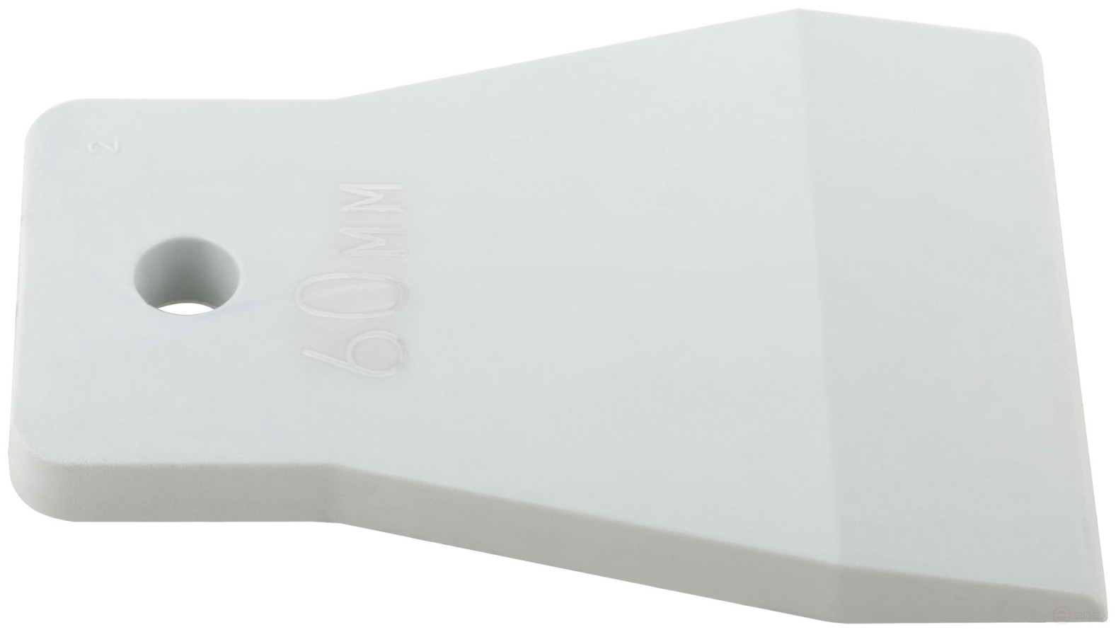 White rubber spatula 60 mm