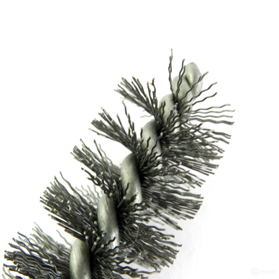 Steel brush D23, pile 0.30, fit M12 thread (14-523) cord brush for cleaning and cleaning holes, channels, heat exchanger, tubes, equipment in furnace, chimney, boiler systems