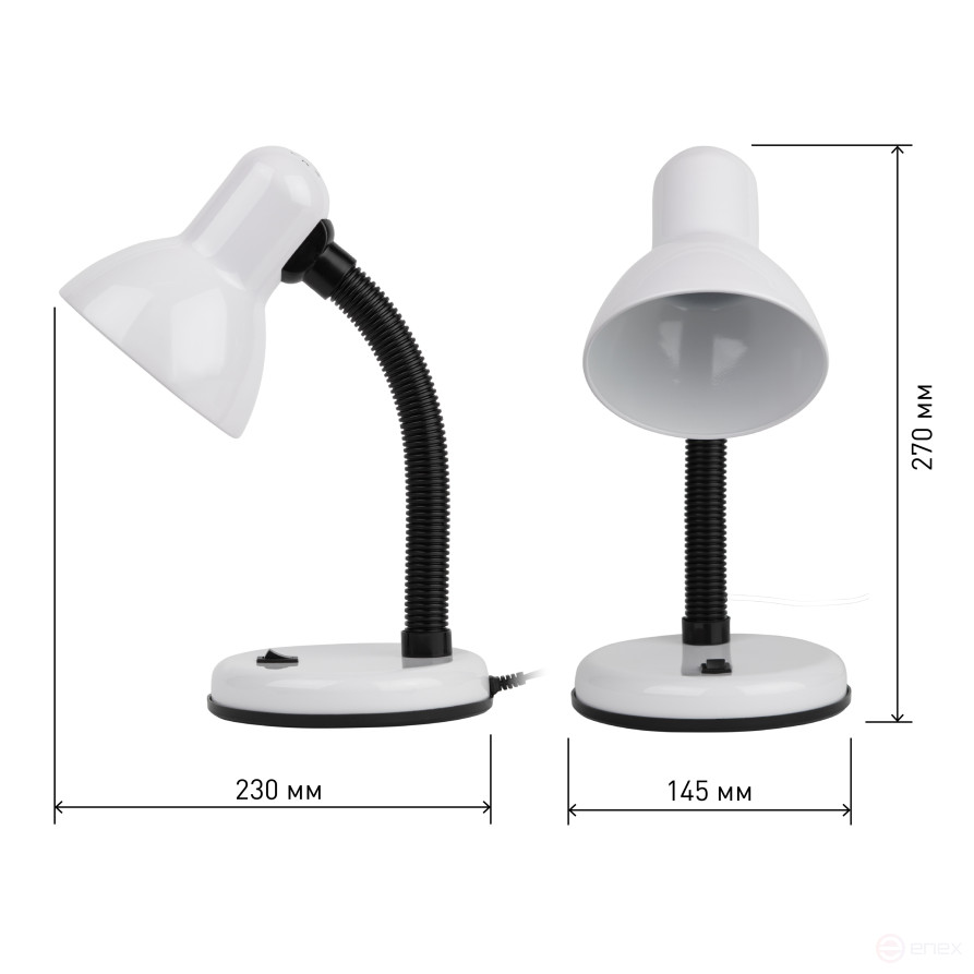 ERA N-120-E27-40W-W White Table Lamp