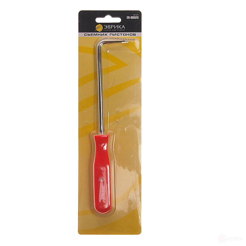 Съемник пистонов стальной ER-86020 90 °, с пластиковой рукояткой ЭВРИКА 1/25/100