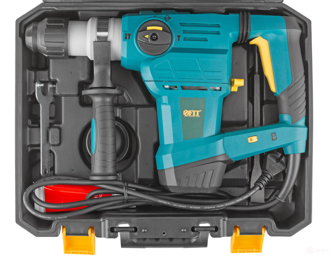 Disassembly drill 1500 W; 0-950 rpm; 0-4300 rpm; 5 J; 3 dir.; SDS-PLUS; BS brushes; 5.2 kg; case