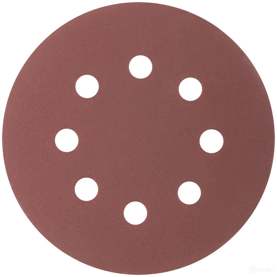Grinding wheels with holes (Velcro), aluminum oxide, 125 mm, 5 pcs. P 320