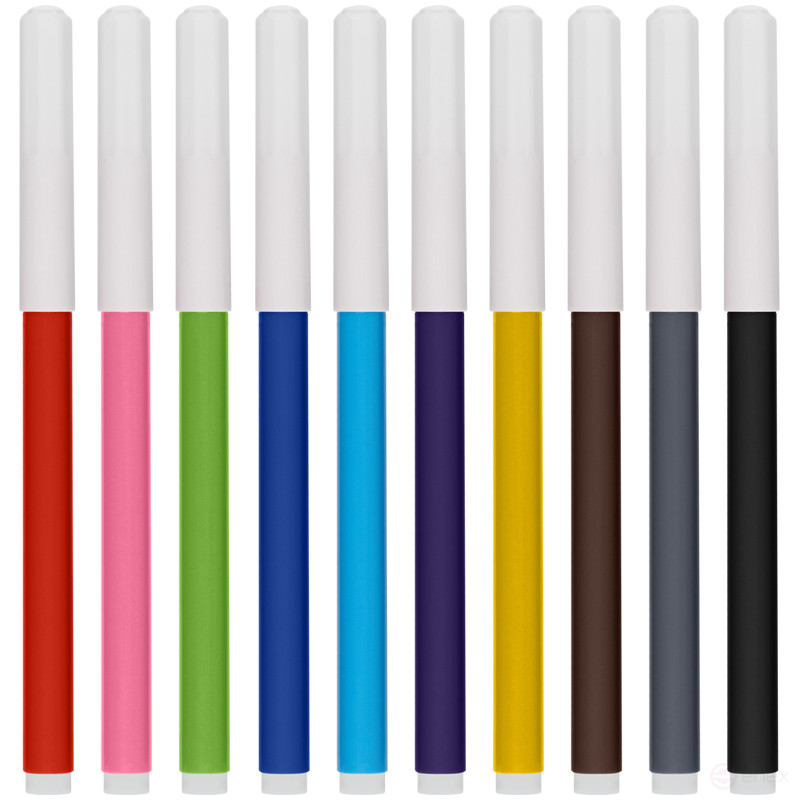 Фломастеры СТАММ "Веселые игрушки", 10цв., смываемые, пластик. пенал, европодвес