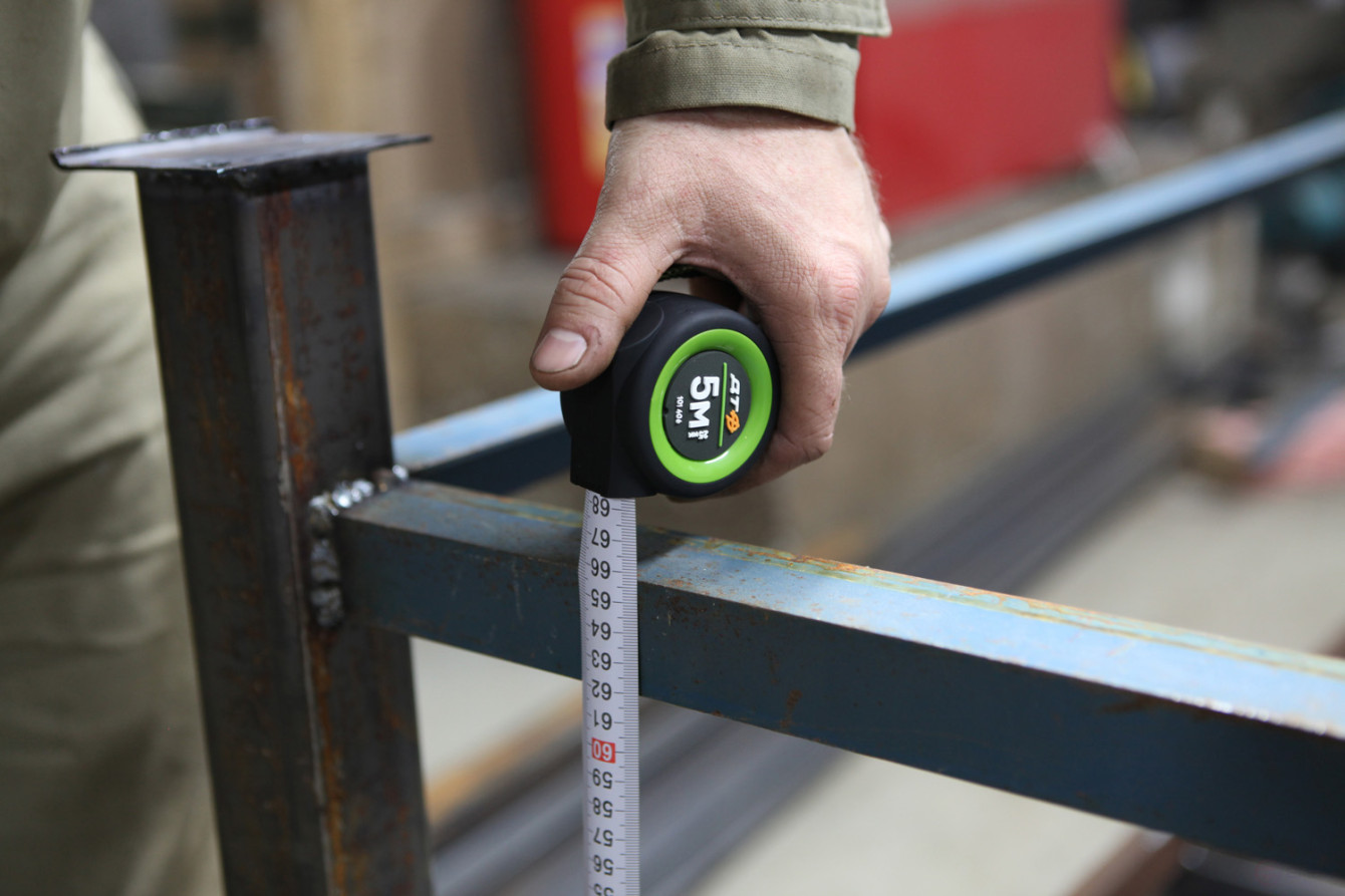 Рулетка в обрезиненном корпусе "Компакт" 5м×25мм