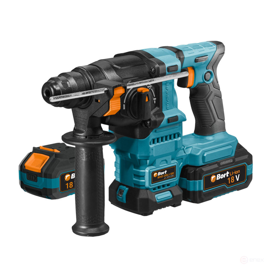 Перфоратор аккумуляторный BORT BHD-20Li-SR (2x4,0Ач+ЗУ)