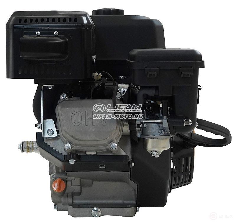 Lifan KP500E ECC engine, 25mm shaft, 18 Amp coil (filter element type "winter")