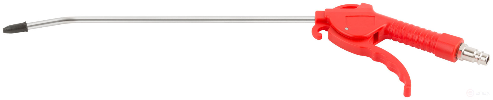 Extended 270 mm purge gun, plastic body, quick-release connection