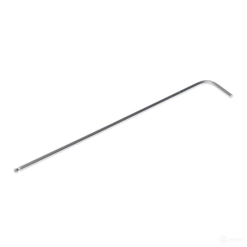 Ключ шестигранный 2мм ER-76502XL: Г-образный экстрадлинный с шаром ЭВРИКА /1/50/300