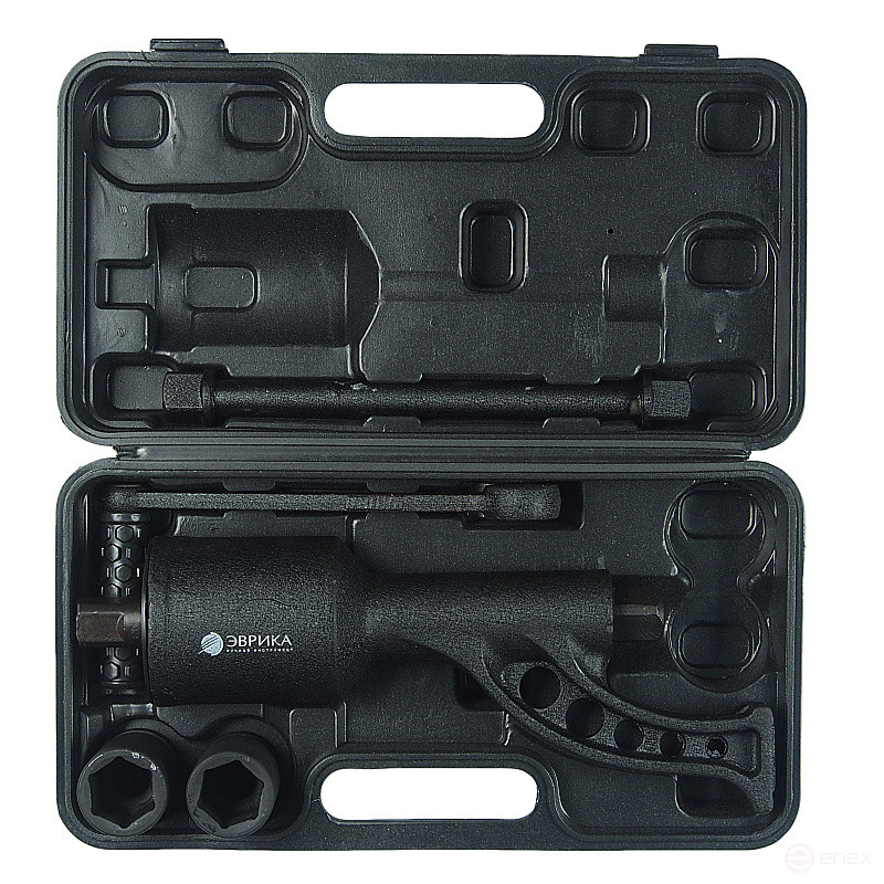 Гайковерт ER-83330 ручной с редуктором (Головки-32мм и 33мм, длина-300мм, передаточное число 1:78, 7500 Н/м) ЭВРИКА /1/3/