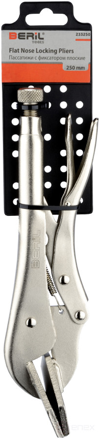Пассатижи с фиксатором 250мм (плоские) BERIL