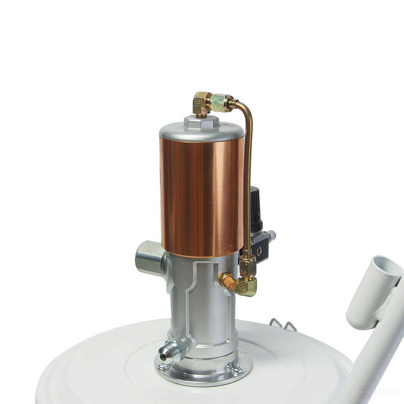 Нагнетатель смазки ER-44002 пневматический (раб.давл.:5.4 бар;подача:5 гр/сек.;тип смазки:#0-#3, с емкостью на 20л) ЭВРИКА /1