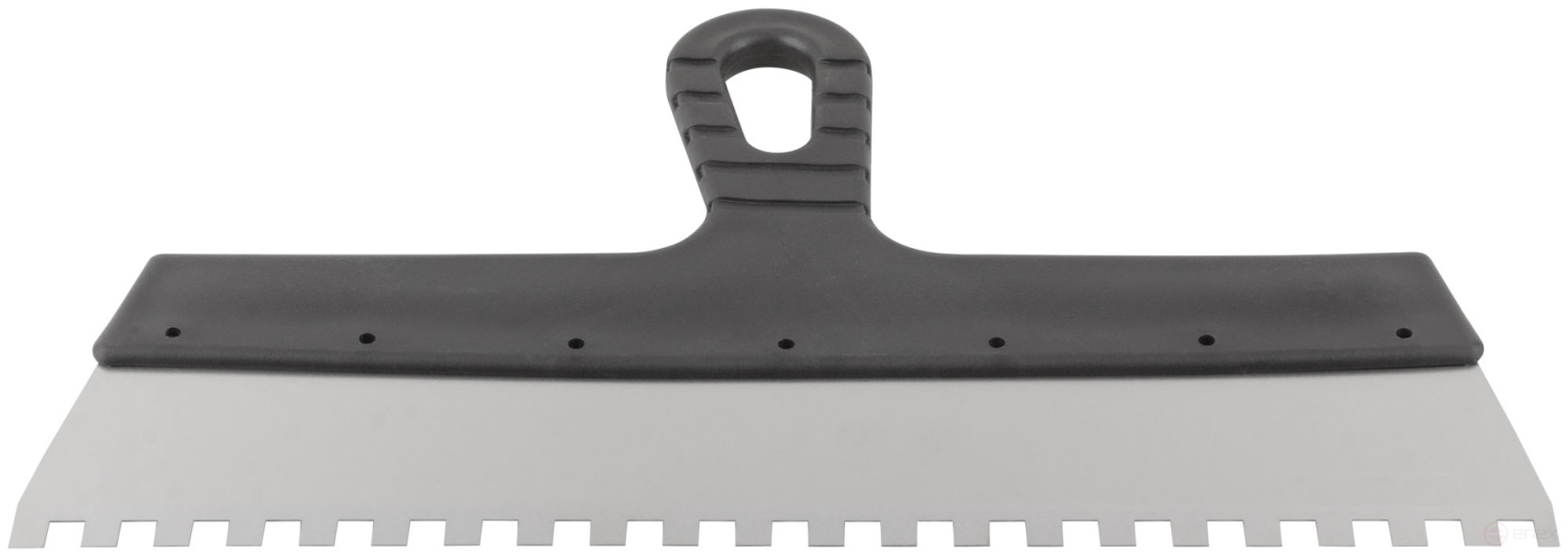 Шпатель фасадный нержавеющий зубчатый 350 мм / зуб 8 мм