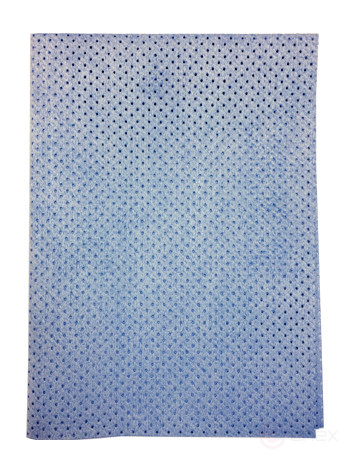 ACG SALPA 30 PACK 50 ACG Blue perforated artificial suede, size 55 x 40 cm (300g/m) (50 pcs box) 1014208