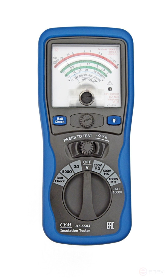 DT-5503 Analog Megohmmeter