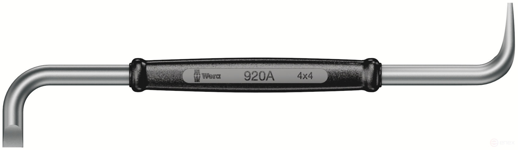 920 A SL Отвёртка шлицевая изогнутая, 4 + 4 x 100 мм