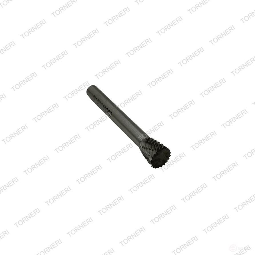 Carbide borehole type N101106 (reverse cone), 10.0 mm, shank 6 mm, double notch TORNERI T018449