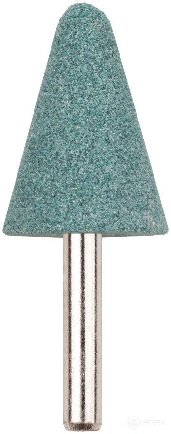 Шарошка абразивная (по камню, мрамору, кафелю), хвостовик 6 мм, трапеция 25 х 35 мм