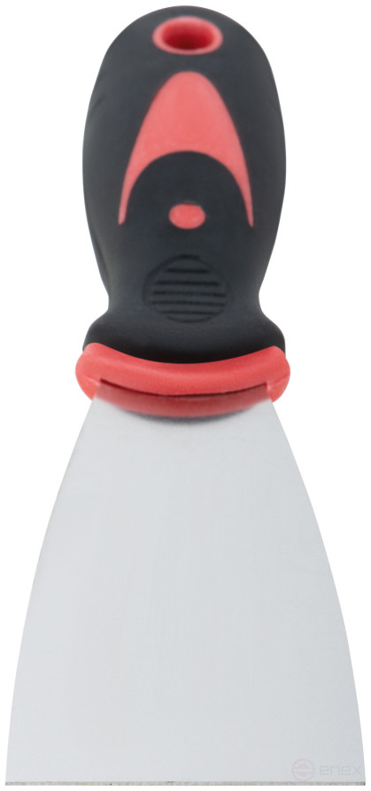 Шпатель, нерж.сталь, прорезиненная ручка 2" (50 мм)