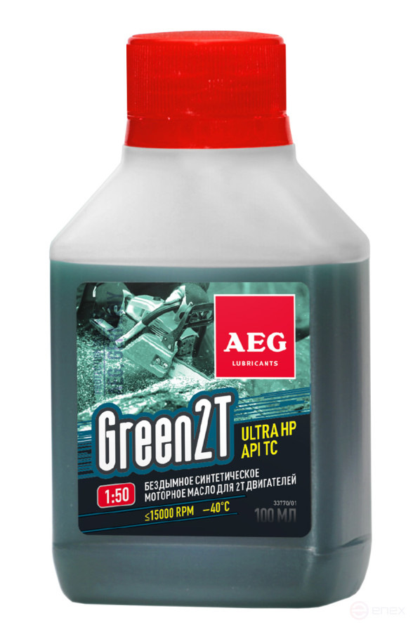 AEG GREEN HP 2T Motor Oil API TC Oil synth. 100 ml
