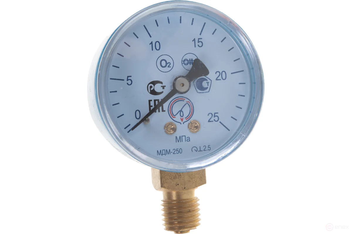 Манометр МДМ-250 М12х1.5, 50 мм, 250 атм Brima