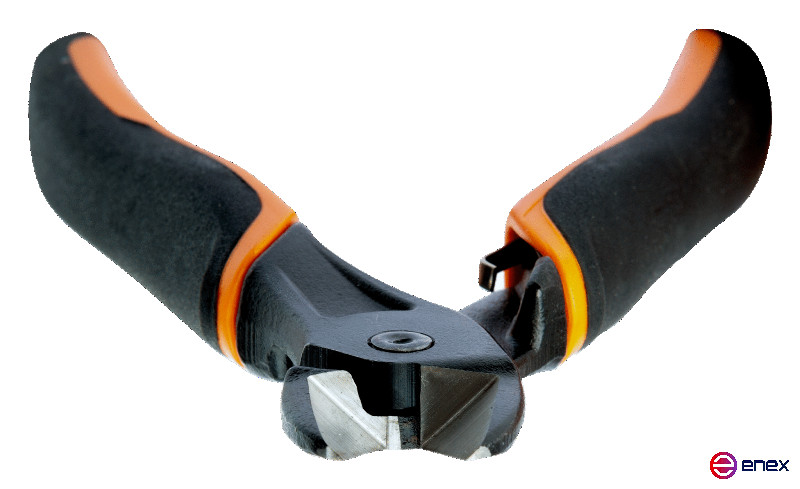 Кусачки-бокорезы с рукоятками ERGO для пластика, 160 мм