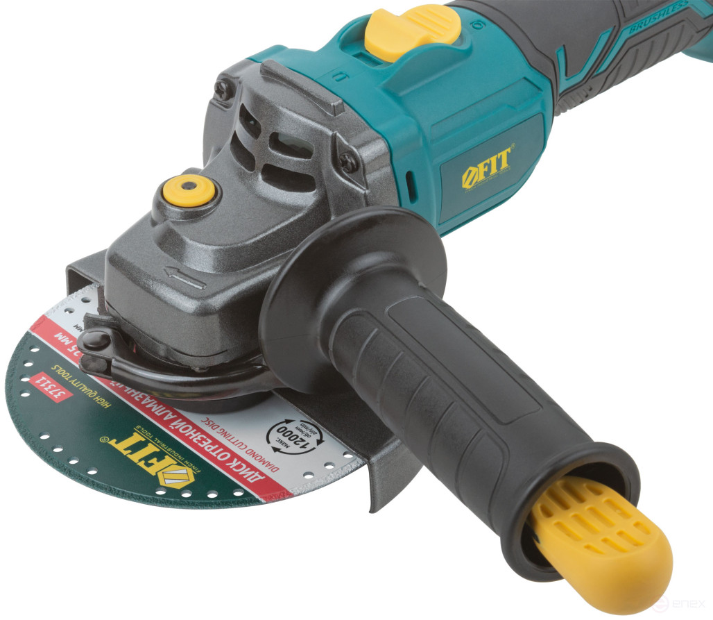 Angle grinder acc. 20 V; 3000-8500 rpm; ClC 125 mm; 1.6 kg; adjustableRPM; brushless, without battery; box.