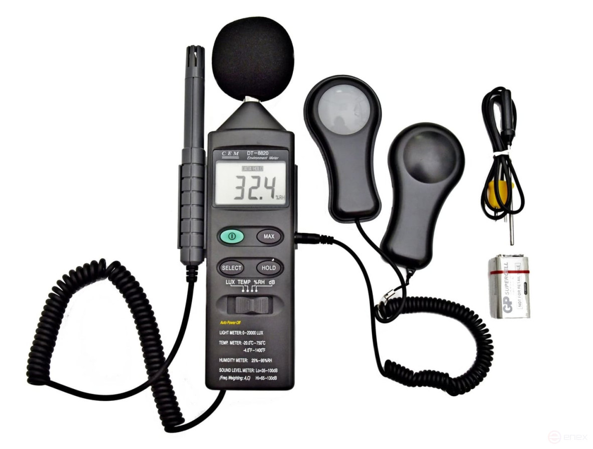 DT-8820 Прибор экологического контроля 4 в 1