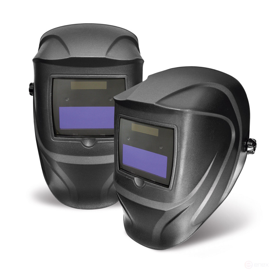 Chameleon face shield with automatic light filter 3D model