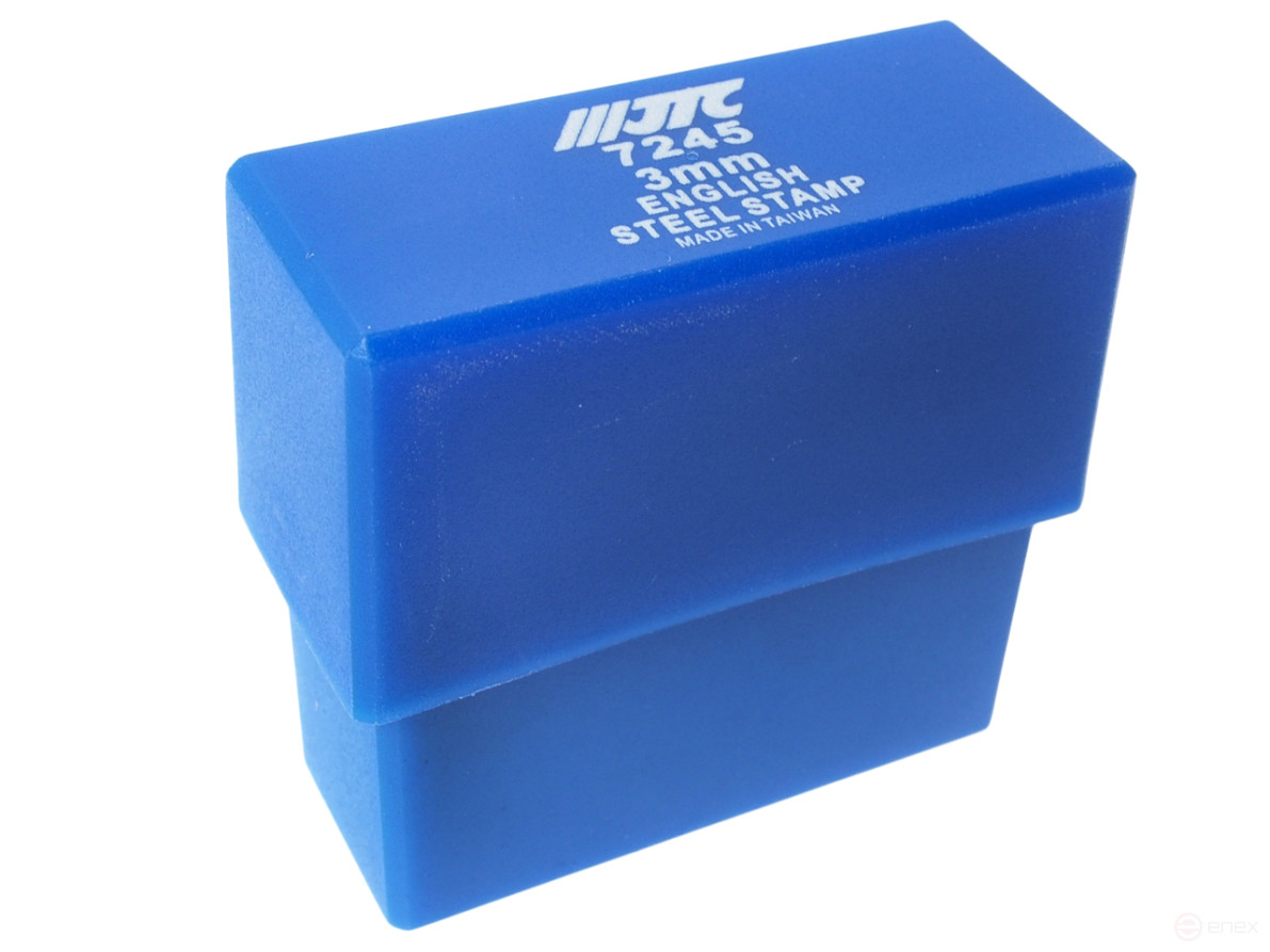 Letter stamps in Latin letters of 3mm (HRC 60+-2° DIN 1451) JTC