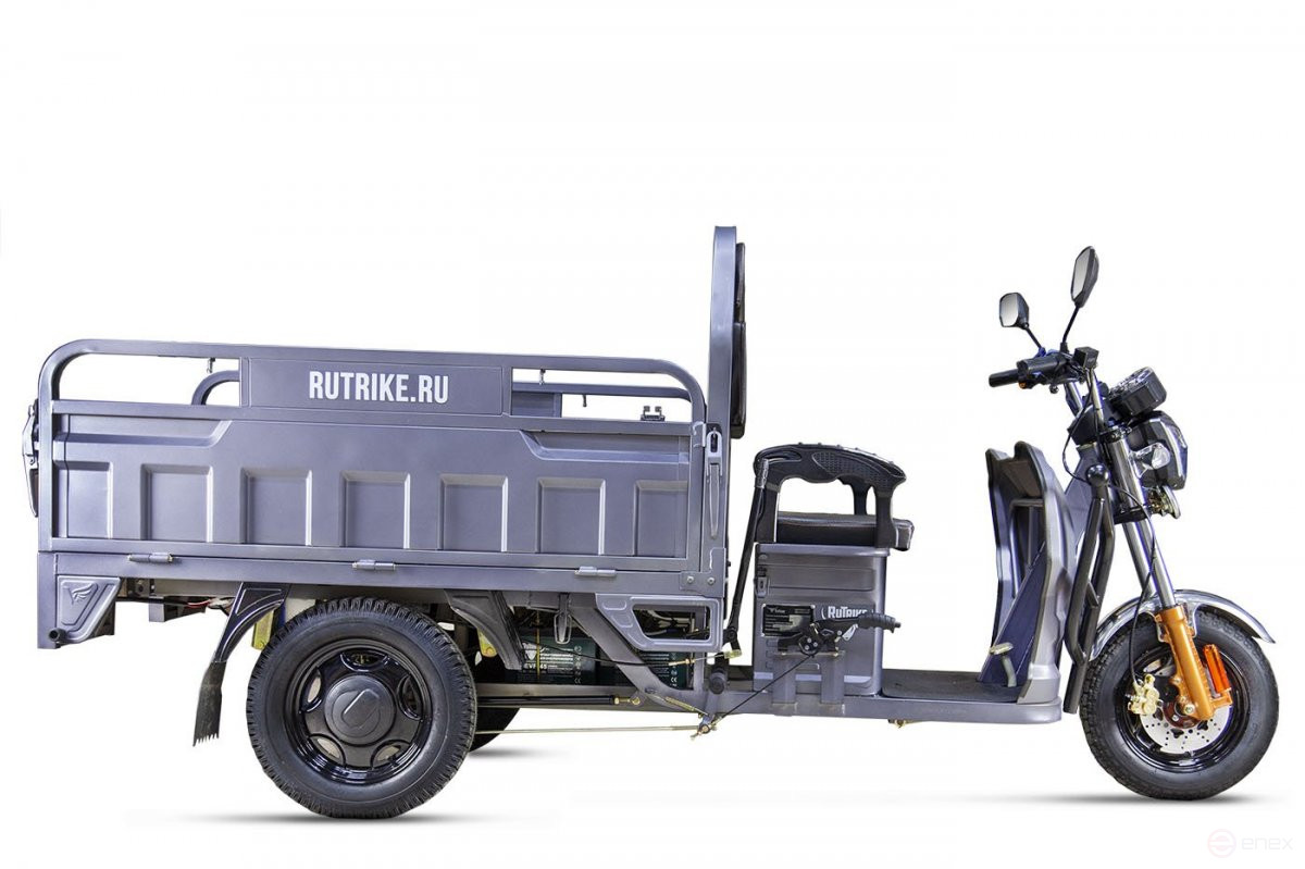 Cargo electric tricycle Rutrike Hybrid 1500 60V1000W, black