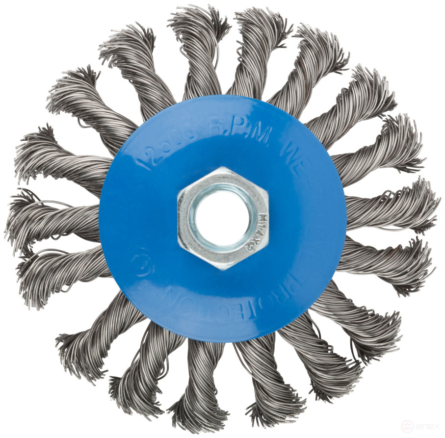 Cornice, type "wheel" with tilt, nut M14, steel twisted wire 100 mm