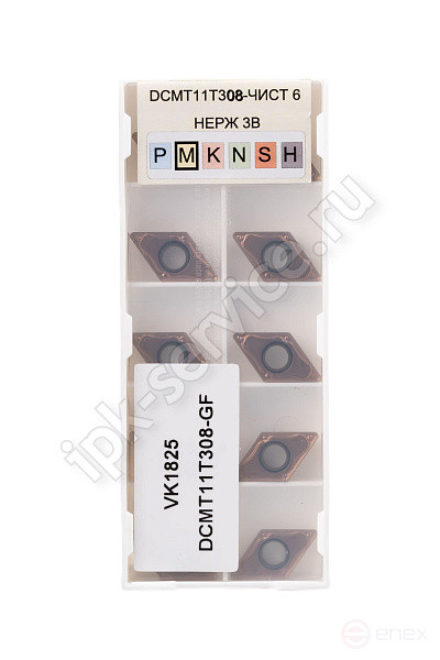 DCMT11T308-GF VK1825 IPK Carbide Plate