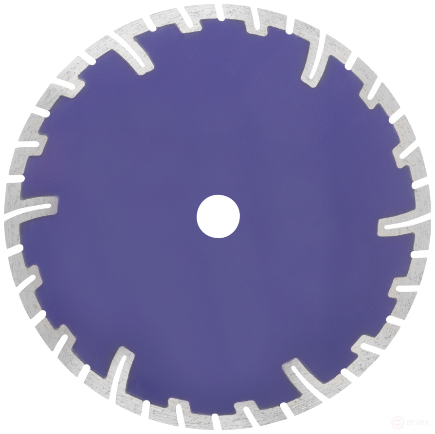 Diamond cutting disc, segment reinforced turbo CUTOP, 230 x 3.0 x 8.3 x 22.2 mm