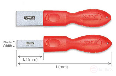 TOPTUL Tungsten Carbide 16mm Scraper