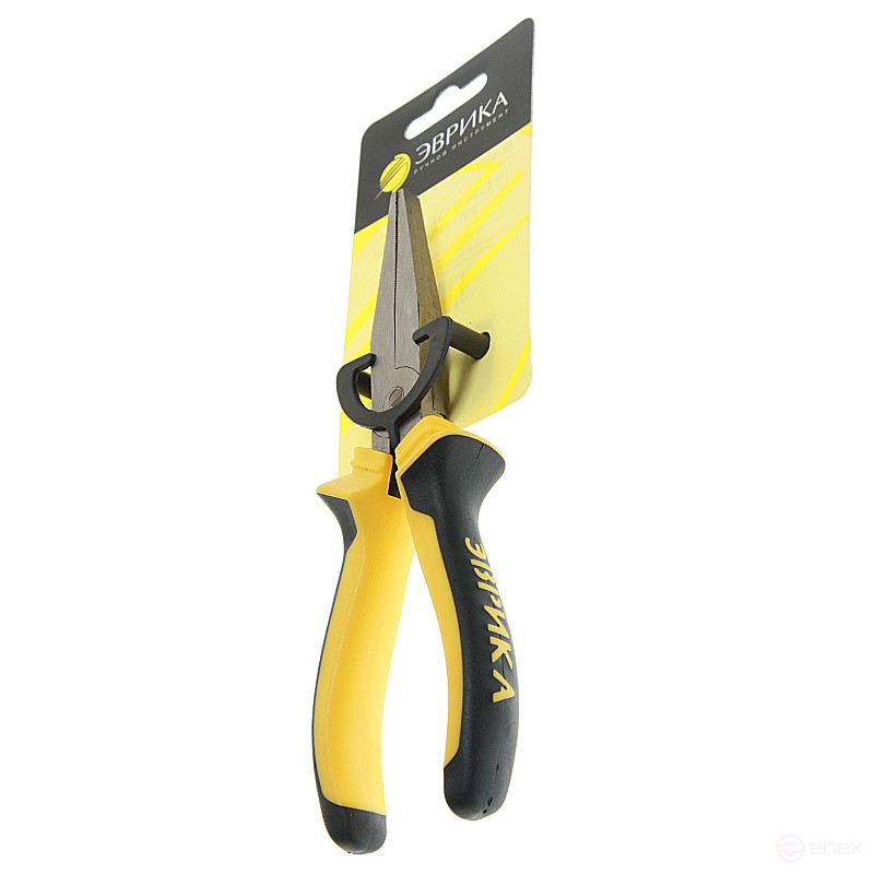 Тонкогубцы прямые 6" ЭВРИКА 1/6/60