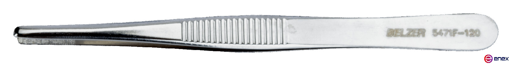 Tweezers 250mm, grooved tips and branches