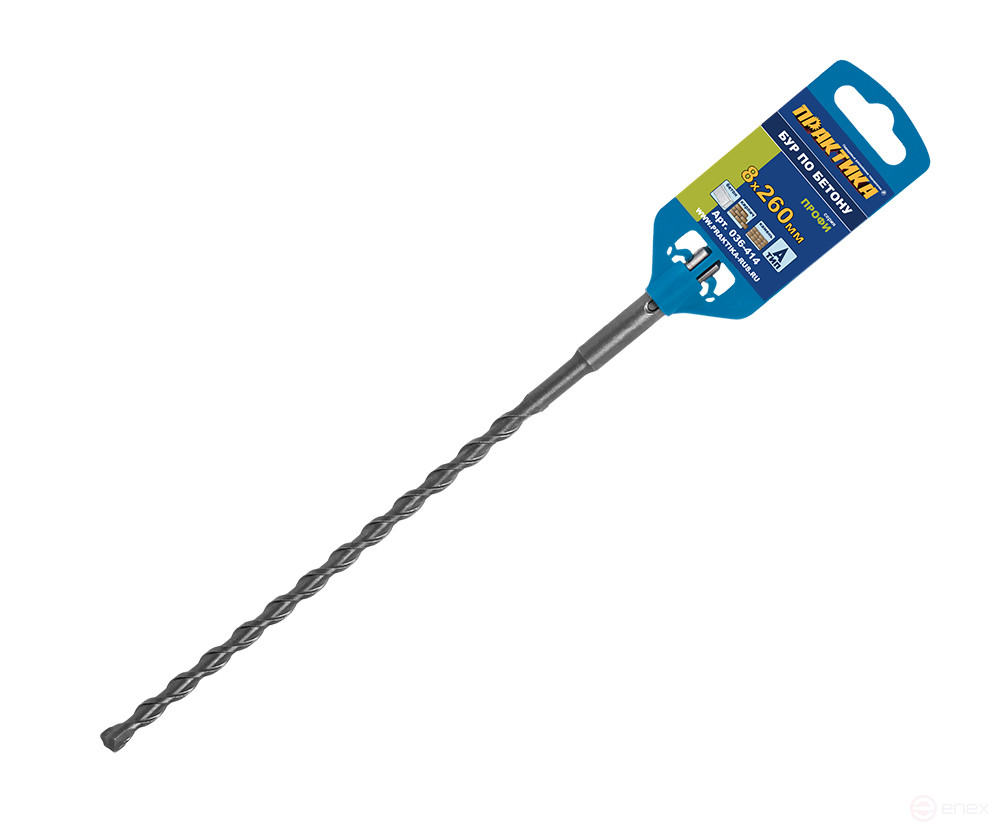 Drill bit SDS-plus PRACTICE 8 x 200/260 mm "Profi" series for concrete (036-414)
