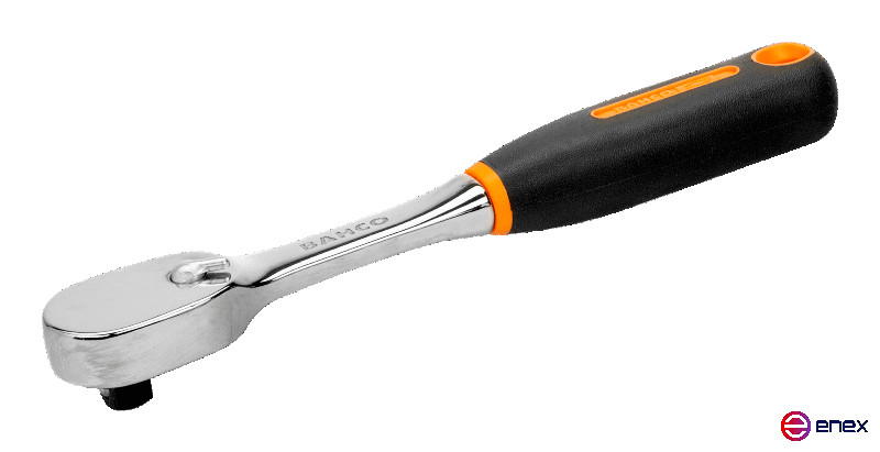 3/8" Reversible handle, with 80 teeth and 4.5° angle of action, retail package