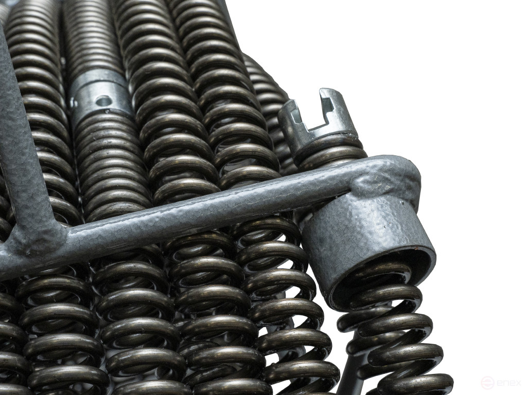 Комплект прочистных спиралей VOLL СТАНДАРТ диаметром 22 мм*4,5 м - 5 шт., на барабане