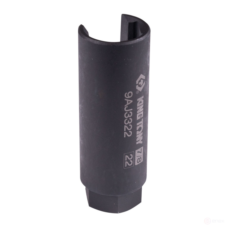 Oxygen sensor head 3/8", 22 mm, split, deep KING TONY 9AJ3322