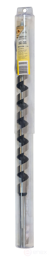 Drill bit for wood 25X460 mm, screw