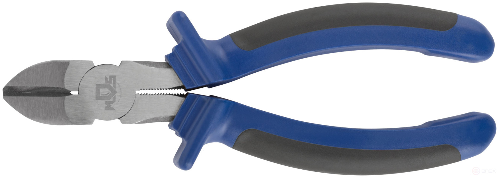Side cutters "One" two-tone rubberized handles, 180 mm polished steel