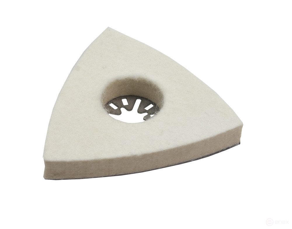 MFI PRACTICE polishing nozzle delta, felt, 80 mm (240-393)