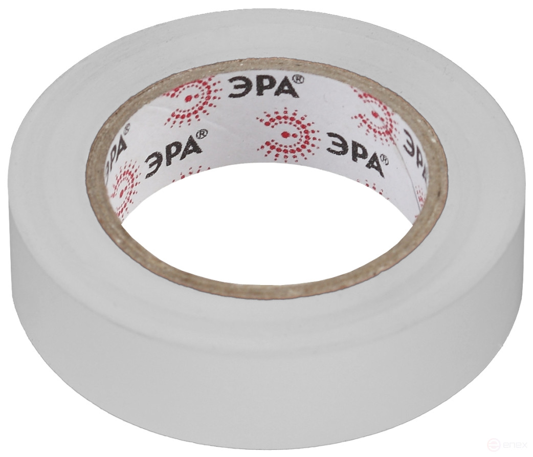 Изолента ЭРА ET1510WHITE ПВХ 15мм х 10м белая
