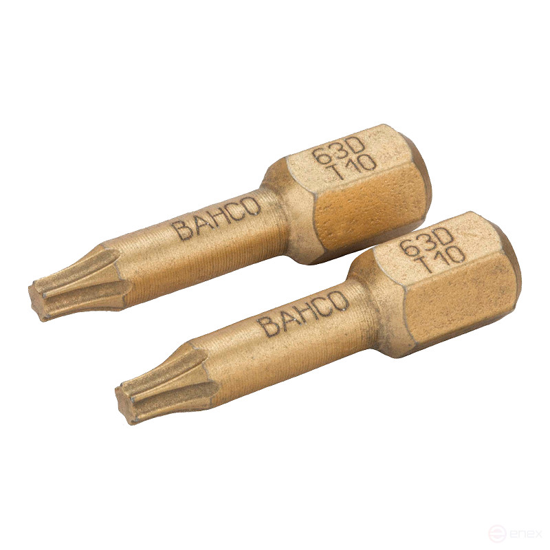 Биты под винты TORX, 25 мм 63D/T20