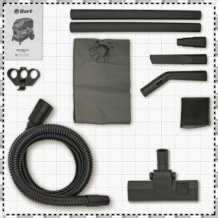 Vacuum cleaner for dry and wet cleaning BORT BSS-1630-Pro