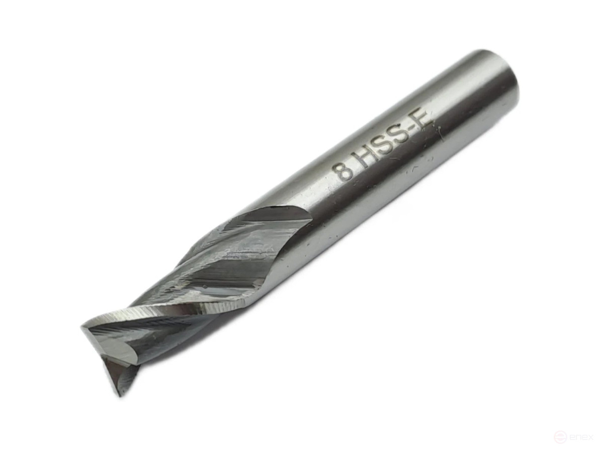 Keyway milling cutter with cylindrical shank f 8.0x11x55 mm R6M5K5 TORNERI T020868